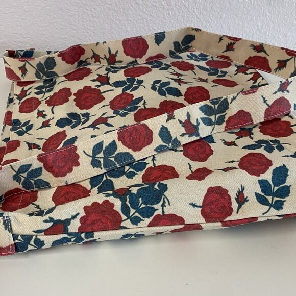 Beaguful Women's Aesthetic Hobo Bag โ Retro Canvas Shoulder Crossbody, Rose - Picture 3 of 5